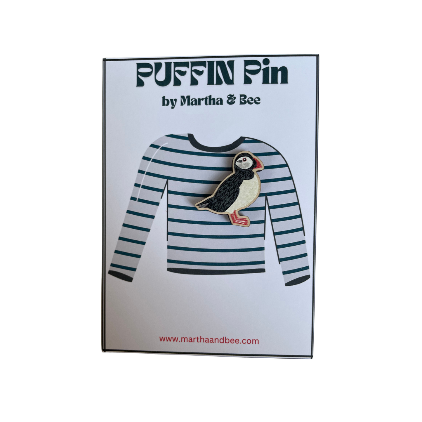 puffin pin badge