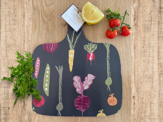 Vegetables Print Chopping Board, Cutting Board Veg, Decorative Serving Platter, Nibbles board, Charcuterie serving board, Arty Cheese board